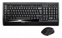 Комплект беспроводной Клавиатура + Мышь A4TECH 9300F, USB Multimedia, клав:черная мышь:черная (1/10)