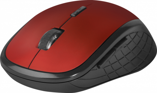 Беспроводная мышь DEFENDER Hit MM-415 (1600dpi) (5but), красный/черный (52415) фото 3