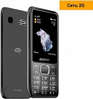 Мобильный телефон Digma Linx B280 32Mb серый 2Sim 2.8" TFT 240x320 0.08Mpix LT2072PM (1497202)