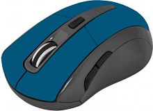 Беспроводная мышь DEFENDER Accura MM-275, 6 кнопок, 800-1600 dpi, USB, синий(140) (52275)