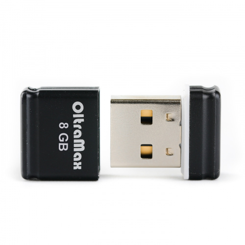 Флеш-накопитель USB  8GB  OltraMax   50  чёрный (OM008GB-mini-50-B) фото 3