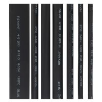Набор термоусаживаемых трубок СТТК №7 GLUE 3:1, упаковка 7 шт разных размеров, по 10 см, черный REXANT (10/250) (29-0107)