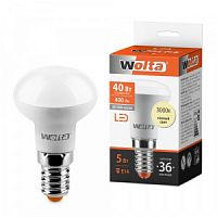 Лампа светодиодная WOLTA Рефлектор R39 5Вт 3000К 400лм E14 1/50 (25Y39R5E14)