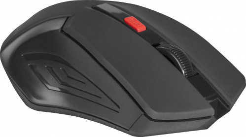 Беспроводная мышь DEFENDER Accura MM-275, 6 кнопок, 800-1600 dpi, USB, красный, (1/40) (52276) фото 9