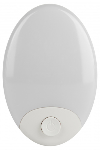 Светильник-ночник ЭРА NN-623-SW-W в розетку с выключателем белый (1/100) (Б0057213) фото 3