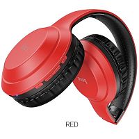 Наушники полноразмерные HOCO W30 Fun, Bluetooth, 300 мАч, красный(1/30) (6931474735782)