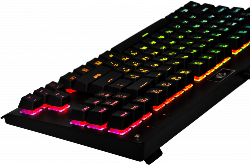 Клавиатура проводная игровая механическая REDRAGON Dark Avenger 2 RU,RGB подсветка,компактная, черная (1/10) (70770) фото 7