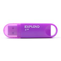 Флеш-накопитель USB  4GB  Exployd  570  пурпурный (EX-4GB-570-Purple)