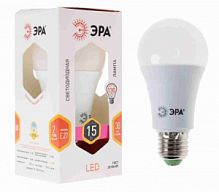 Лампа светодиодная ЭРА STD LED A60-15W-860-E27 E27 / Е27 15Вт груша холодный дневной свет (1/100) (Б0031396)