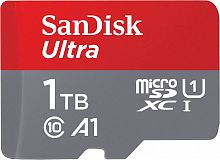 Карта памяти MicroSDXC  1TB  SanDisk Class 10 Ultra UHS-I A 1 (140 Mb/s) без адаптера (SDSQUAC-1T00-GN6MN)