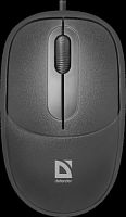 Мышь проводная DEFENDER Datum MS-980, USB, 3 кнопки, 1000 dpi, черный (1/40) (52980)