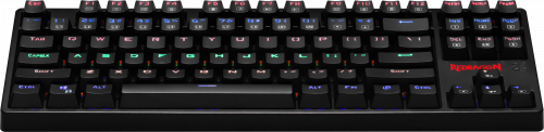 Клавиатура проводная механическая игровая REDRAGON Daksa RU, Rainbow, Full Anti-Ghosting, черная (1/10) (78308) фото 5