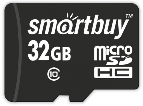 Карта памяти MicroSD  32GB  Smart Buy Class  10 + SD адаптер (SB32GBSDCL10-01LE) фото 2