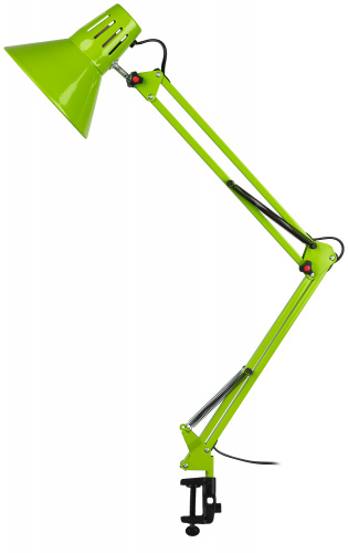 Светильник ЭРА настольный под лампу N-121-E27-40W-GR Е27 на струбцине зеленый (1/18) (Б0052760) фото 2