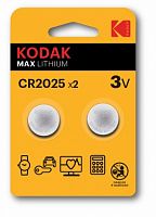 Элемент питания KODAK CR2025-2BL (30/240/43200)  (Б0037003)