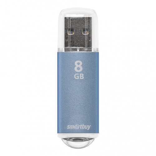 Флеш-накопитель USB  8GB  Smart Buy  V-Cut  синий (SB8GBVC-B)