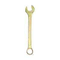 Ключ гаечный REXANT комбинированный (накидной + рожковый) 24 мм, желтый цинк (1/100) (12-5815-2)