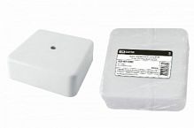 Коробка распаячная КР 75х75х28 ОП белая, IP40, инд. штрихкод TDM (1/80) (SQ1401-0905)