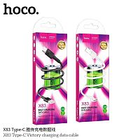 Кабель USB - Type-C HOCO X83 Victory, 1.0м, 3.0A, цвет: чёрный (1/33/330) (6931474770905)