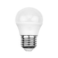 Лампа светодиодная REXANT Шар (GL) 7,5 Вт E27 713 лм 4000 K нейтральный свет (1/10/100) (604-035)