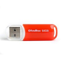 Флеш-накопитель USB  64GB  OltraMax  230  оранжевый (OM-64GB-230-Orange)