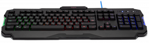 Клавиатура проводная игровая DEFENDER Legion GK-010DL, RGB подсветка, влагоустойчивая, черная (1/20) (45010) фото 8