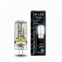 Лампа светодиодная GAUSS G4 12V 3W 4100K 1/20/200