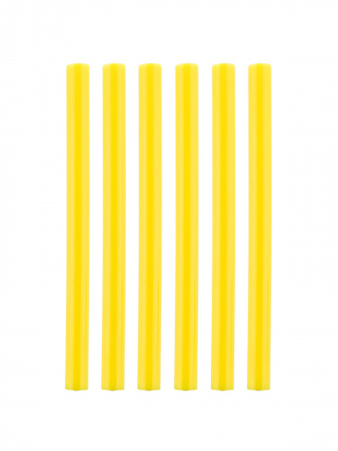 Клеевые стержни универсальные желтые, 7 мм x 100 мм, 6 шт, "Алмаз" TDM (1/200) фото 5