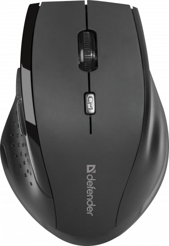 Беспроводная мышь DEFENDER Accura MM-365, 6 кнопок, 800-1600 dpi, USB, черный (1/40) (52365) фото 4