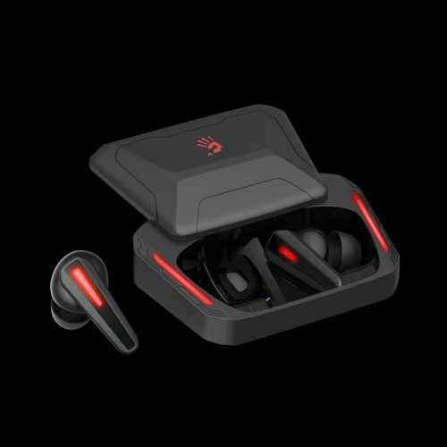 Беспроводные TWS-наушники с микрофоном A4TECH Bloody M70 вкладыши BT, черные/красные (1/40) (M70 BLACK+ RED) фото 3