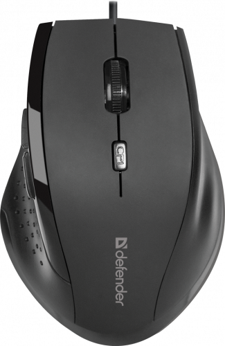 Мышь проводная  DEFENDER Accura MM-362, USB,  6 кнопок, 800-1600 dpi, черный (1/40) (52362) фото 2