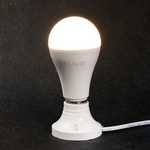 Лампа светодиодная REXANT Груша A70 20,5 Вт E27 1948 лм 2700 K теплый свет (10/100) (604-013) фото 2