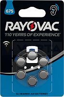 Элемент питания RAYOVAC EXTRA 675  (6/60/600) (4600745416)