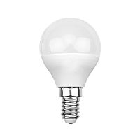 Лампа светодиодная REXANT Шар (GL) 7,5 Вт E14 713 лм 6500 K нейтральный свет (10/100) (604-033)