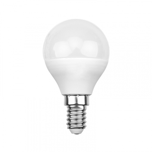 Лампа светодиодная REXANT Шар (GL) 7,5 Вт E14 713 лм 6500 K нейтральный свет (10/100) (604-033)