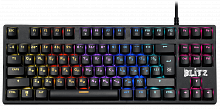 Клавиатура проводная игровая механическая DEFENDER Blitz GK-240L RU,Rainbow, черная (45240)