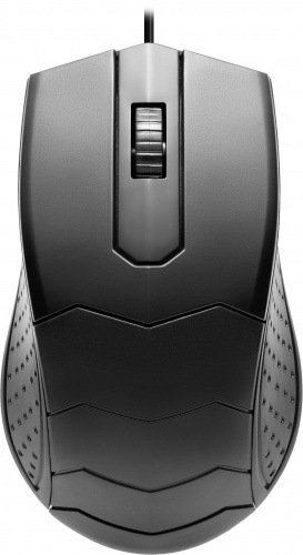 Мышь проводная игровая DEFENDER HIT MB-530, USB, 3 кнопки, 1000DPI, черный (1/40) (52530) фото 3