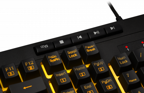 Клавиатура проводная игровая REDRAGON Shiva RU,RGB, 26 anti-ghost keys, черная (1/10) (77689) фото 10
