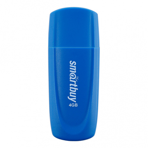 Флеш-накопитель USB  4GB  Smart Buy  Scout  синий (SB004GB2SCB)
