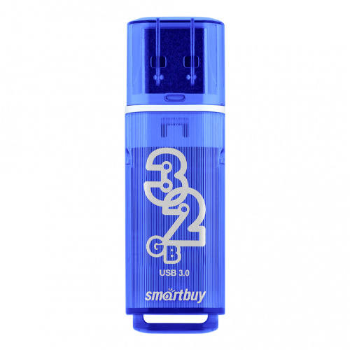 Флеш-накопитель USB 3.0  32GB  Smart Buy  Glossy  темно синий (SB32GBGS-DB)
