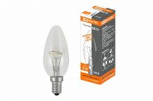 Лампа TDM накаливания Свеча 60Вт Е14 230В прозрачная (1/100) (SQ0332-0011)