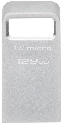 Флеш-накопитель USB 3.2  128GB  Kingston  DataTraveler Micro G2  металл (DTMC3G2/128GB)