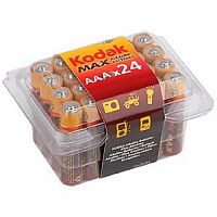 Элемент питания KODAK MAX  LR03-24 plastic box  [24 3A PVC] (24/480/34560) (Б0014326)
