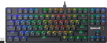 Клавиатура беспроводная механическая REDRAGON Anubis RGB,тонкая,тихая,87клавиш,б.п.,игровая, черная (1/10) (70505)