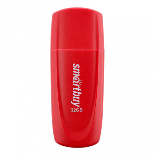 Флеш-накопитель USB  32GB  Smart Buy  Scout  красный (SB032GB2SCR)
