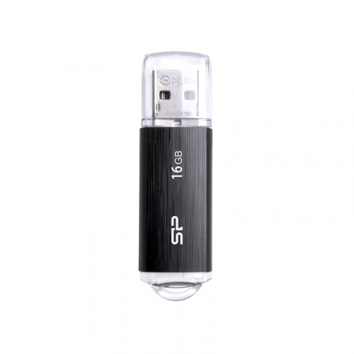Флеш-накопитель USB  16GB  Silicon Power  Ultima U02  чёрный (SP016GBUF2U02V1K)
