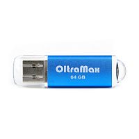Флеш-накопитель USB  64GB  OltraMax   30  синий (OM064GB30-Bl)