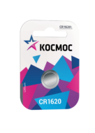 Элемент питания КОСМОС  CR 1620  BL1   (12/72) (KOCR16201BL)