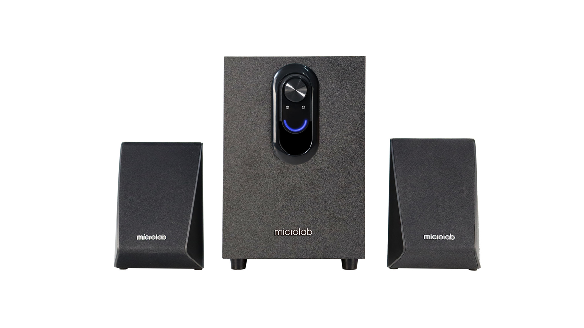 Купить Акустическая система 2.1 Microlab COOUL118BT, Bluetooth 5.0, 11 Вт,  20 Гц—20 кГц, Аудио кабель 3,5 мм, серый (1/8) (80003342) Microlab 80003342  по лучшей цене с доставкой - интернет магазин №1 в России