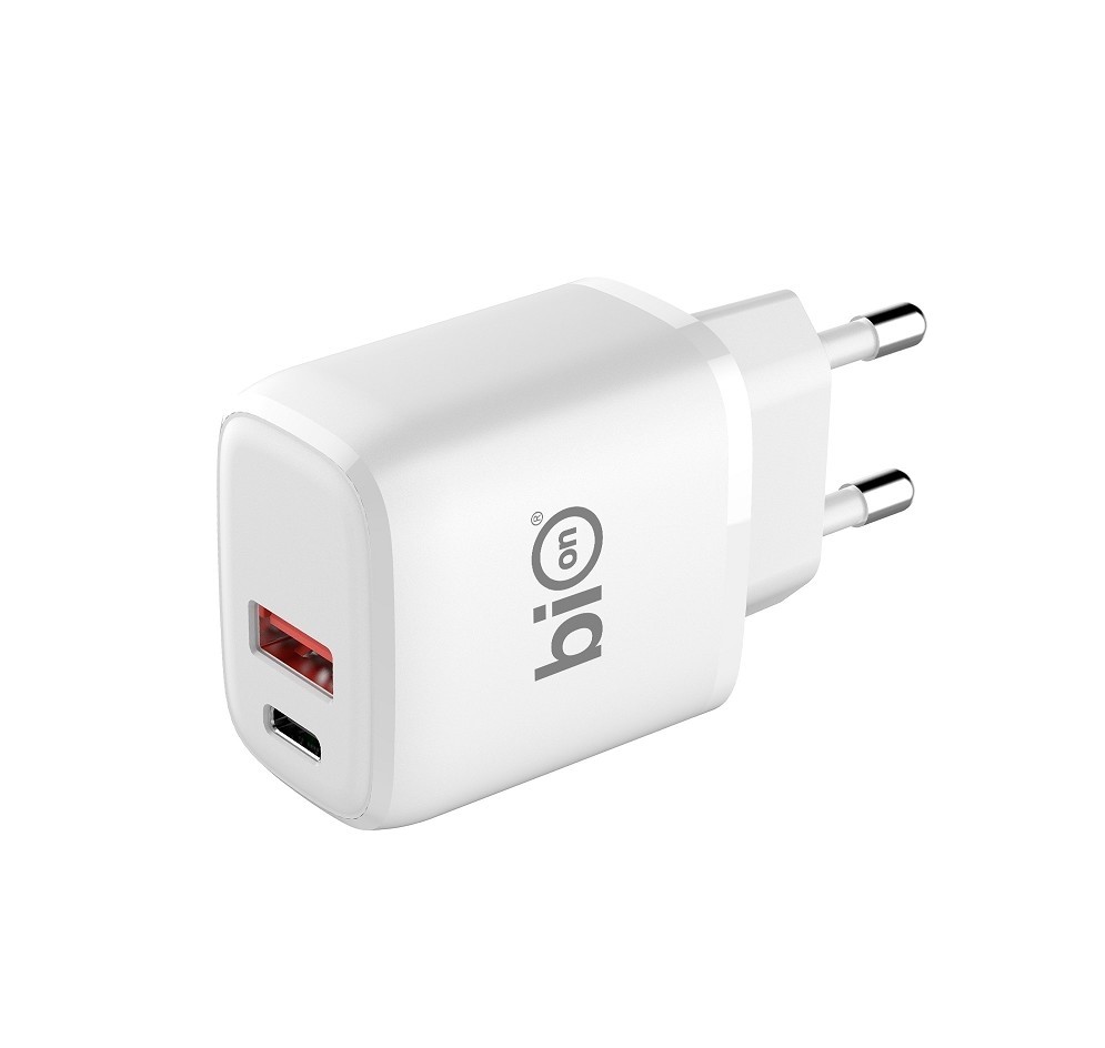 Купить Сетевое Зарядное Устройство Bion, USB-A + USB-C, PowerDelivery, 18  Вт, белый [BXP-ADP-PD-AC-18W] (1/100) Bion BXP-ADP-PD-AC-18W по лучшей цене  с доставкой - интернет магазин №1 в России